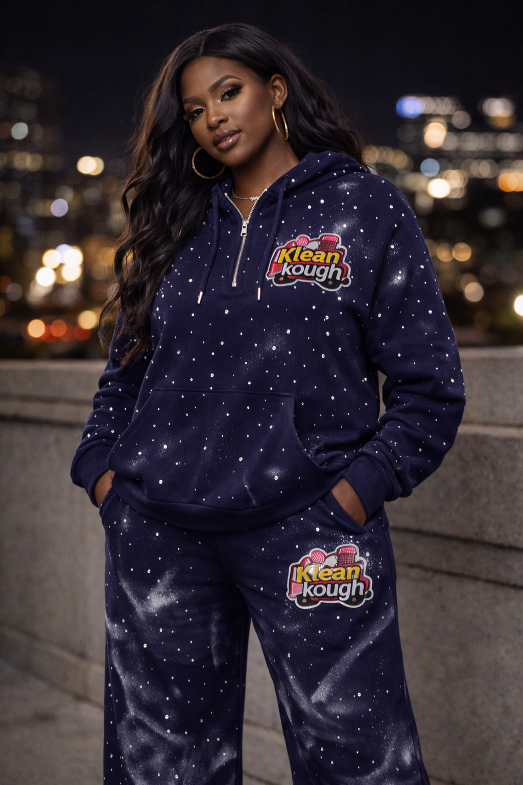 Lady’s Klean kough navy set